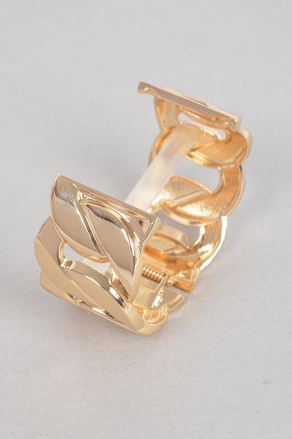 Wide Chain Metal Bracelet - Tigbul's Variety Fashion Shop