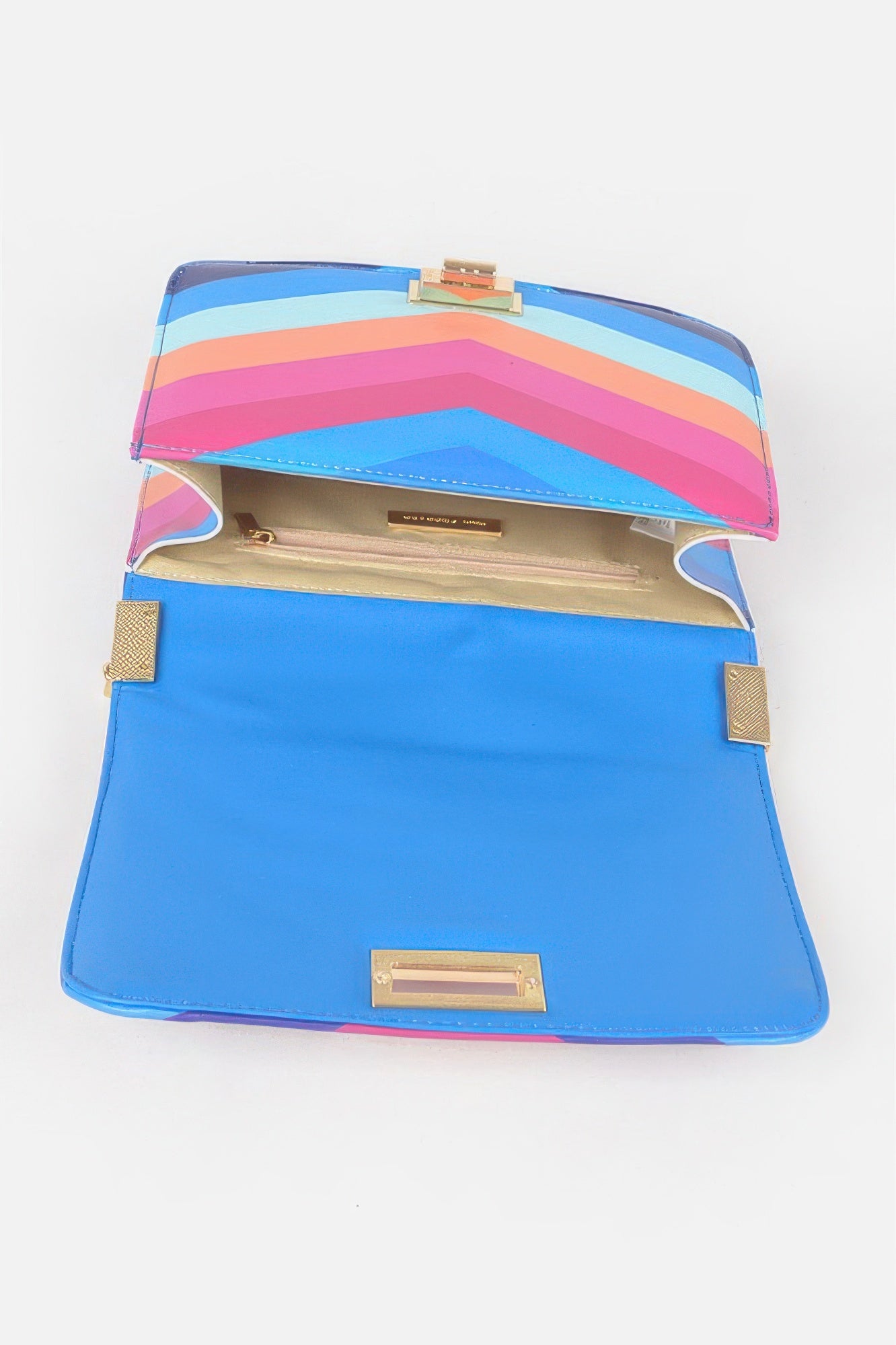 Multi Color Flap Chain Shoulder Bag - Tigbul's Variety Fashion Shop