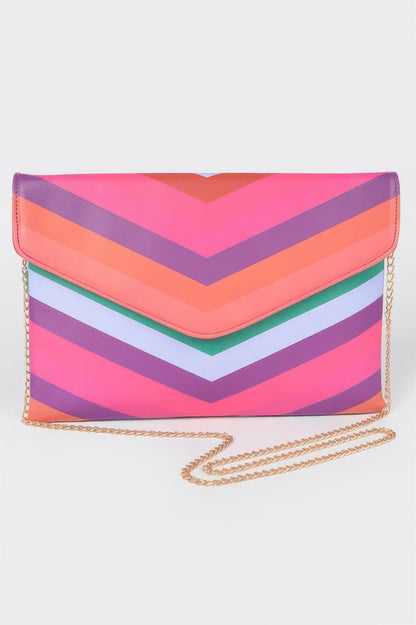 Multi Color Envelope Clutch - Tigbul's Variety Fashion Shop