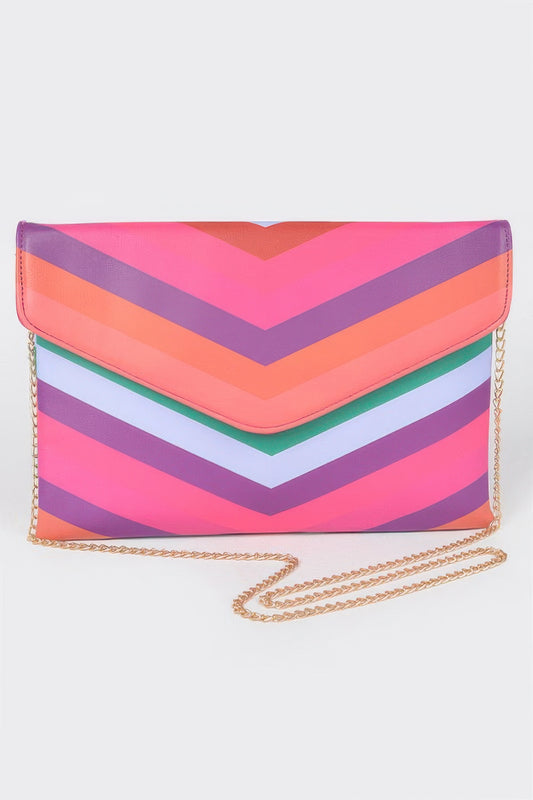 Multi Color Envelope Clutch - Tigbul's Variety Fashion Shop