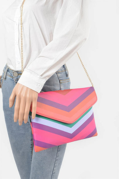 Multi Color Envelope Clutch - Tigbul's Variety Fashion Shop