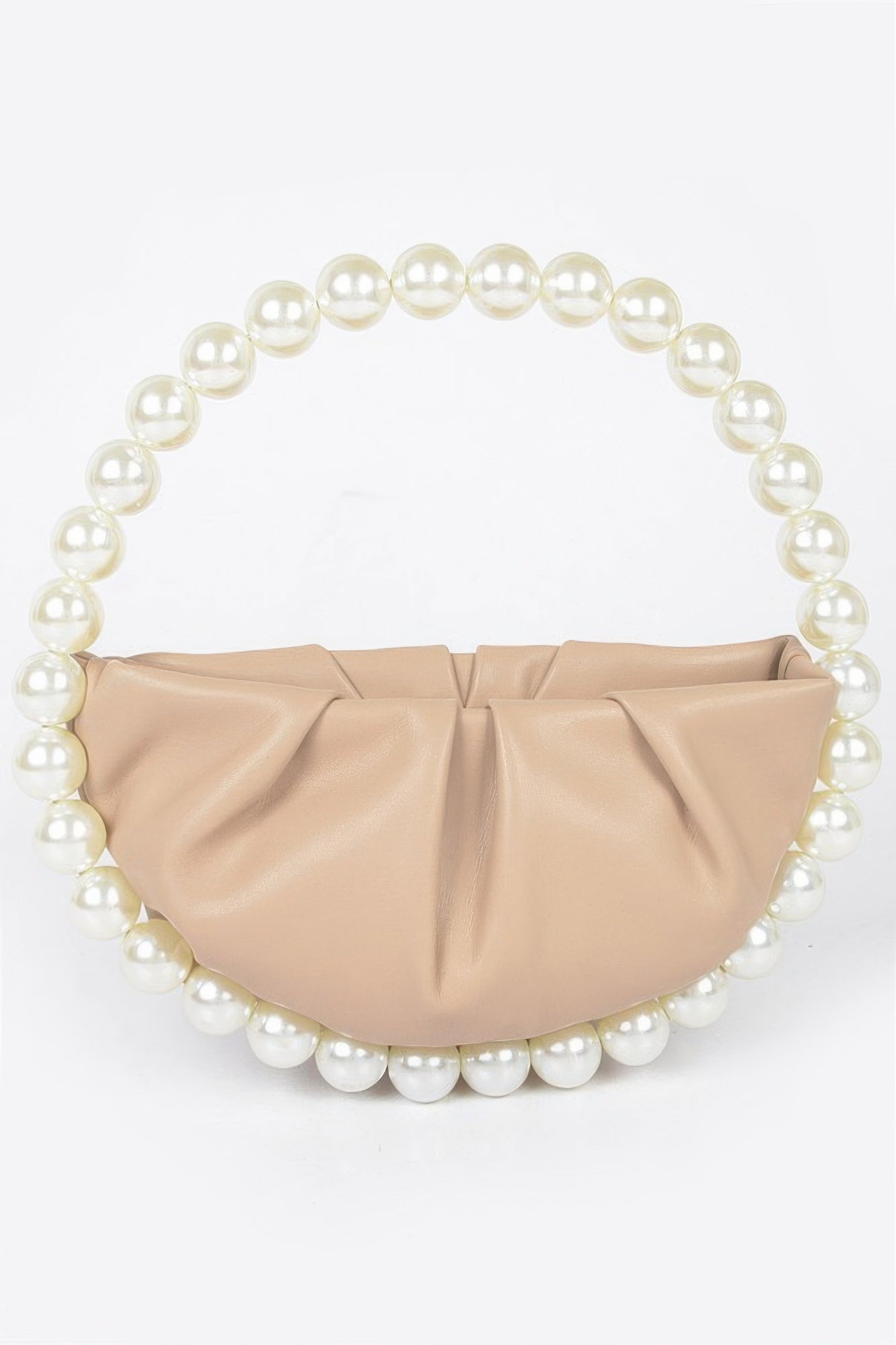 Vegan Metallic Leather Top Handle Bag W/stones - Tigbul's Variety Fashion Shop