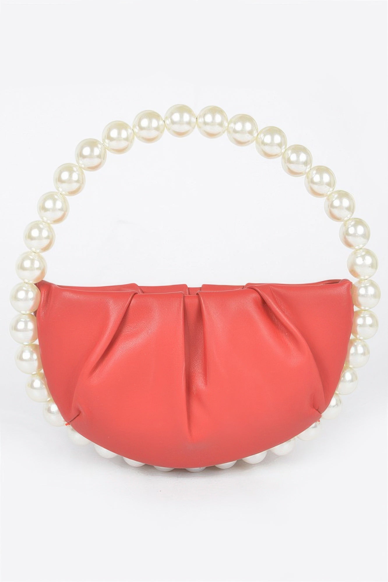 Vegan Metallic Leather Top Handle Bag W/stones - Tigbul's Variety Fashion Shop