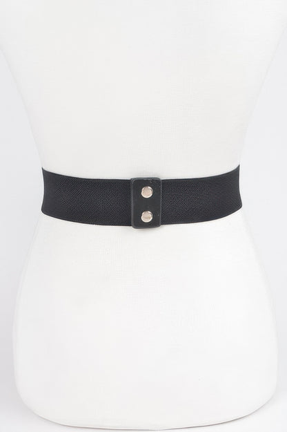 Multi Rhinestone Plus Size Elastic Belt - Tigbul's Variety Fashion Shop