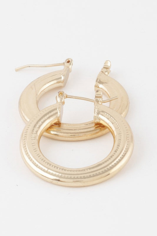 Minimal Flat Hoop Earrings - Tigbul's Variety Fashion Shop