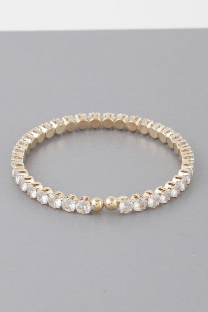 Classic Rhinestone Cuff Bracelet - Tigbul's Variety Fashion Shop