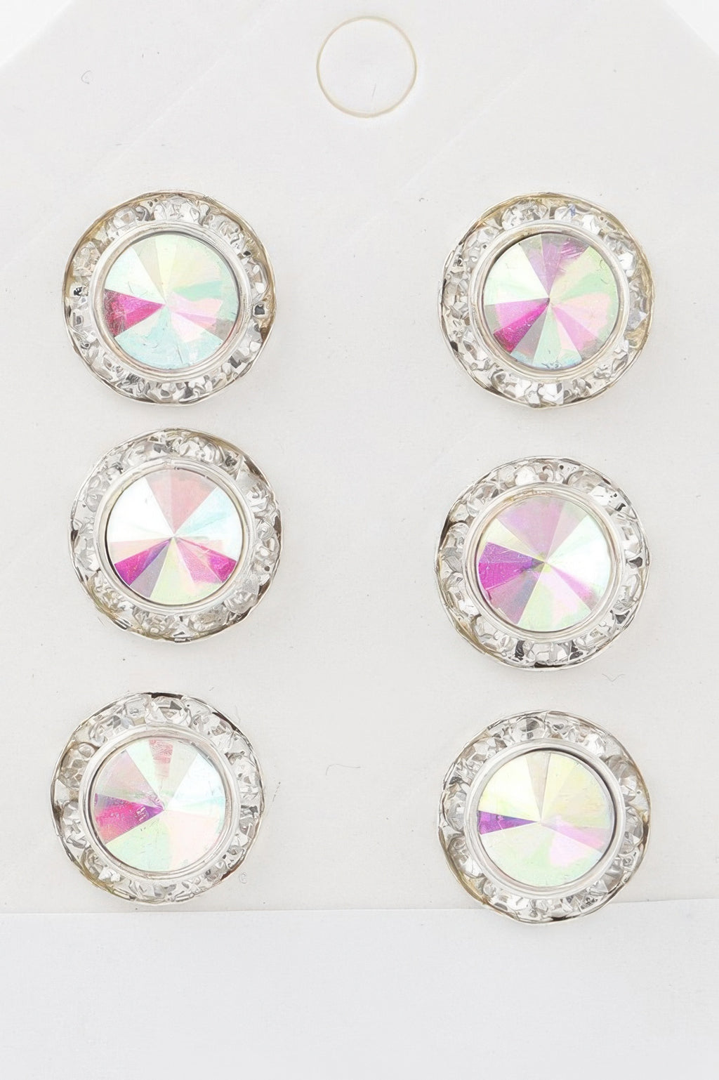 Multi Jeweled Stud Earrings Set - Tigbul's Variety Fashion Shop