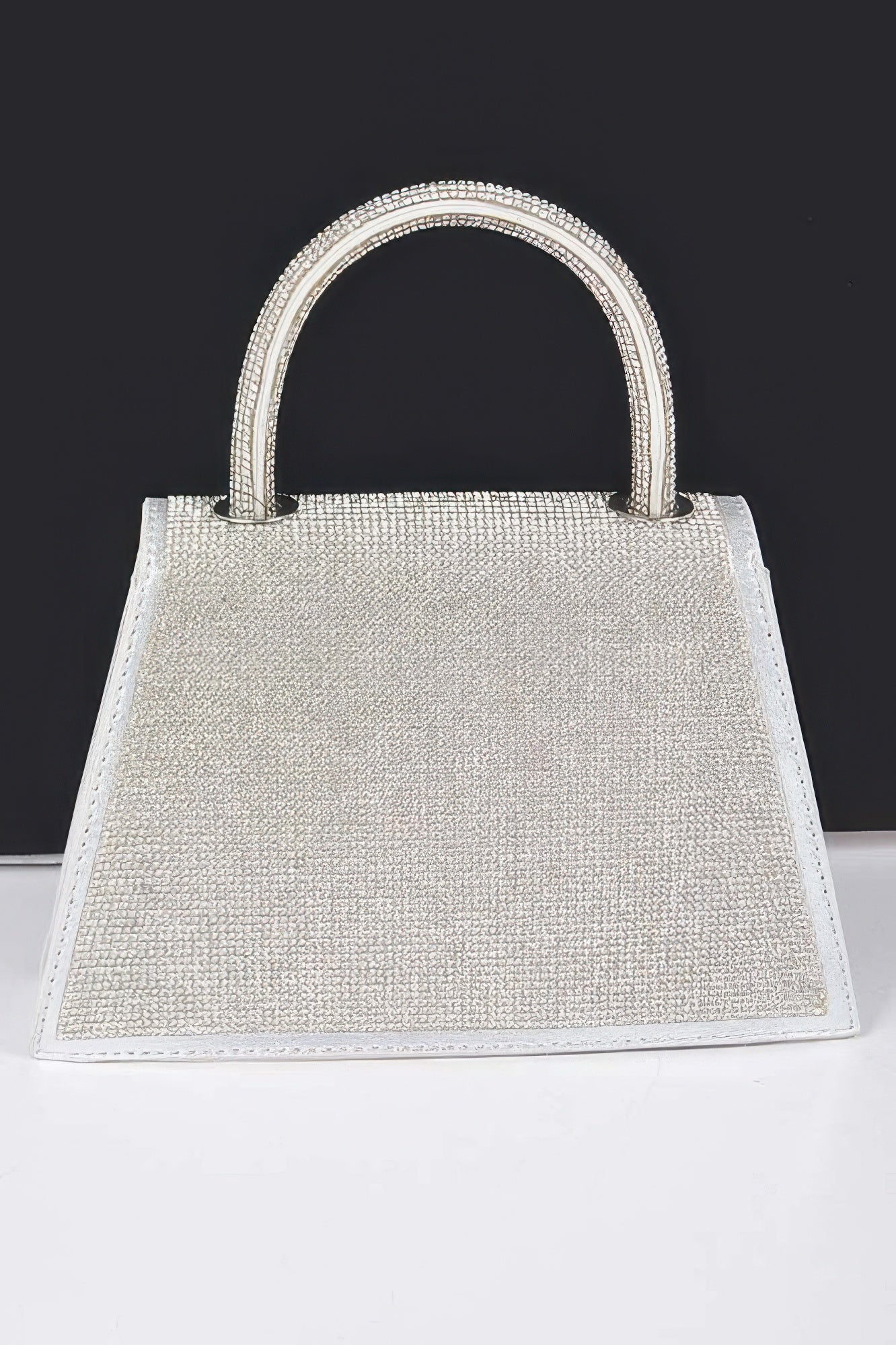 Rhinestone Top Handle Clutch - Tigbul's Variety Fashion Shop