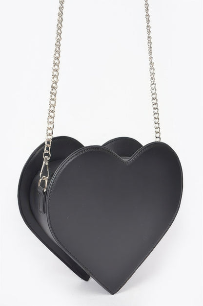 Hot Fix Heart Shape Bag - Tigbul's Variety Fashion Shop