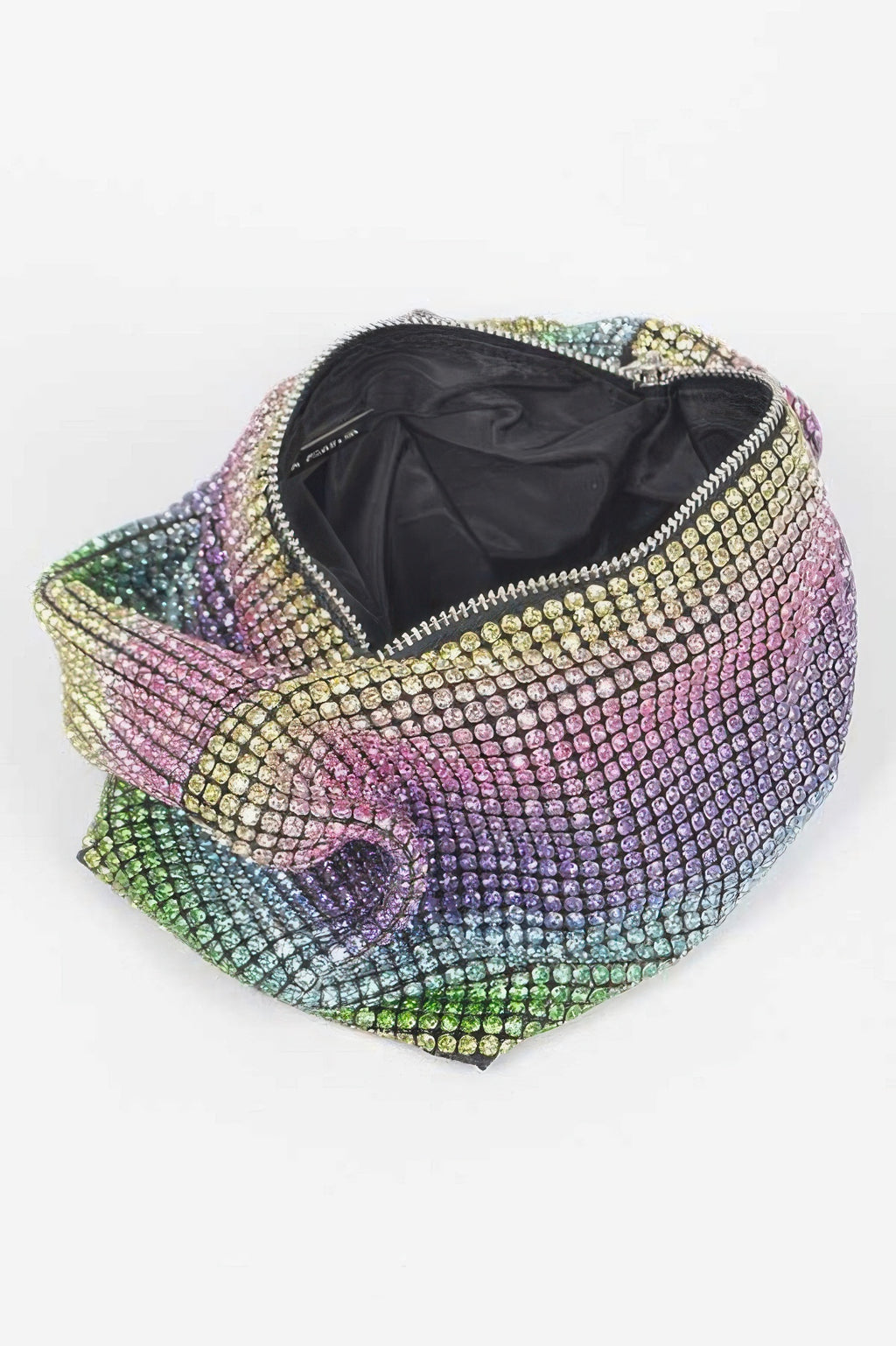 Rhinestone Shoulder Zip Bag - Tigbul's Variety Fashion Shop