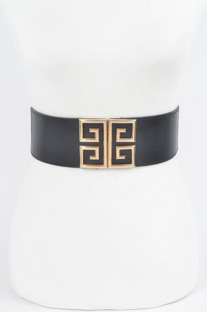 Metal Buckle Elastic Belt - Tigbul's Variety Fashion Shop
