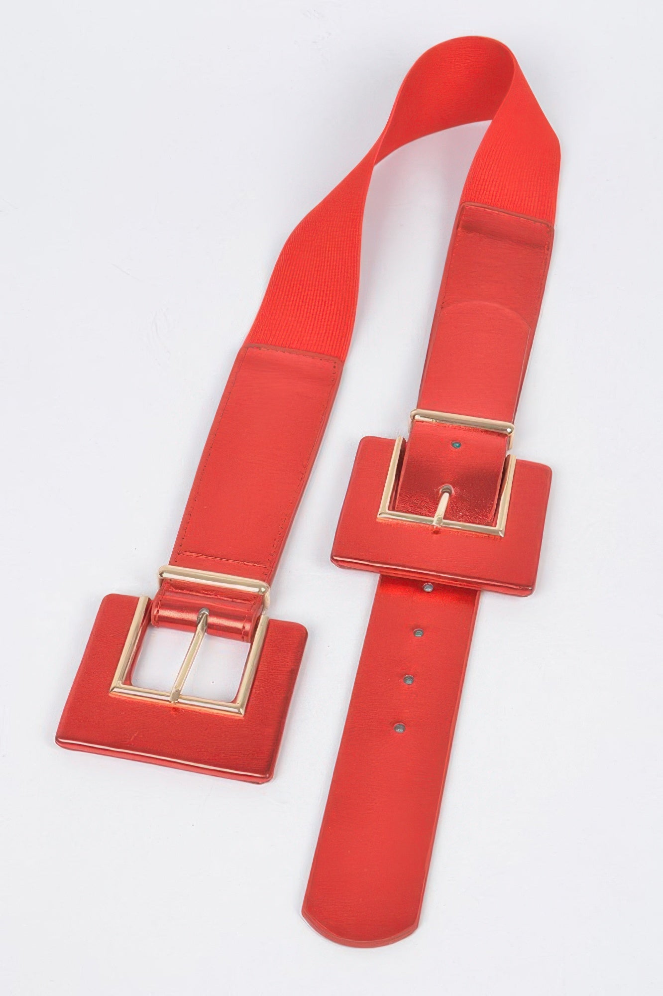 Two Buckle Elastic Belt - Tigbul's Variety Fashion Shop