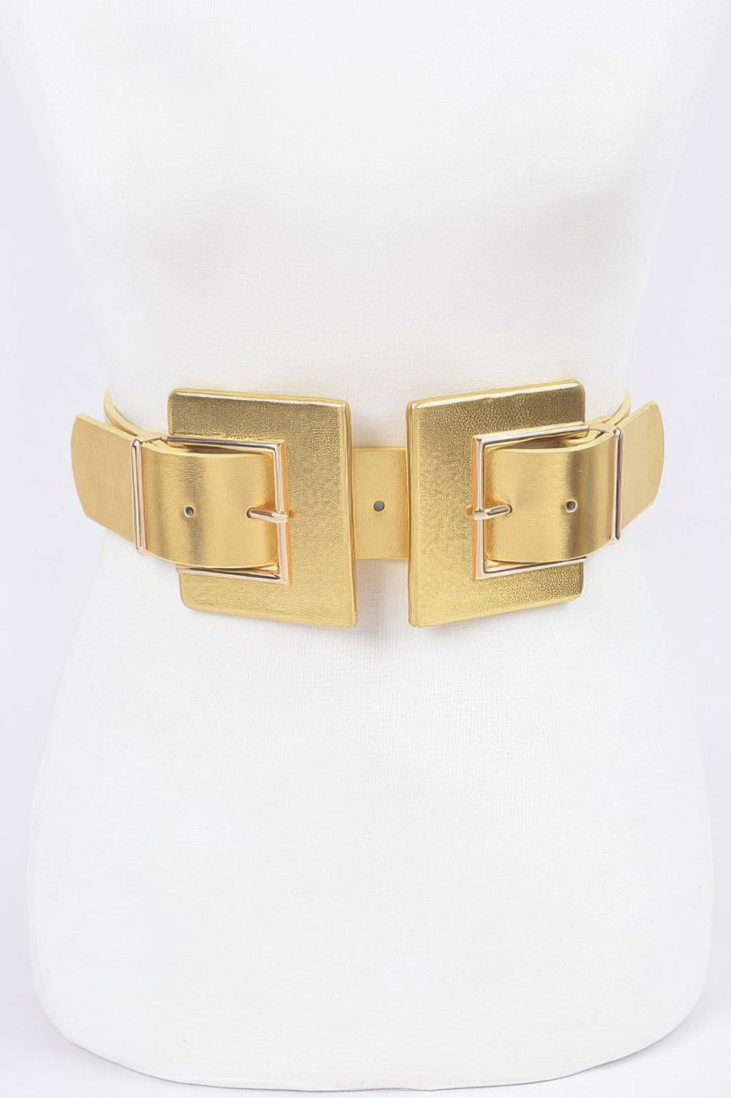 Two Buckle Elastic Belt - Tigbul's Variety Fashion Shop