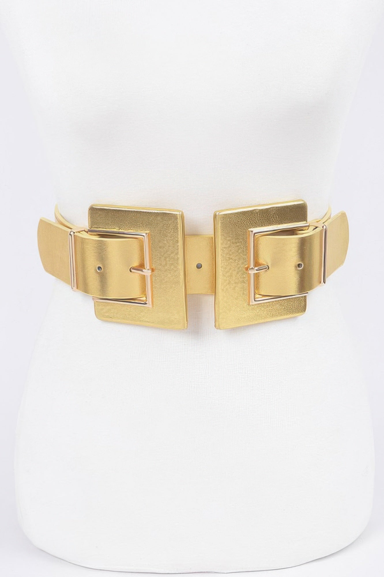Two Buckle Elastic Belt - Tigbul's Variety Fashion Shop