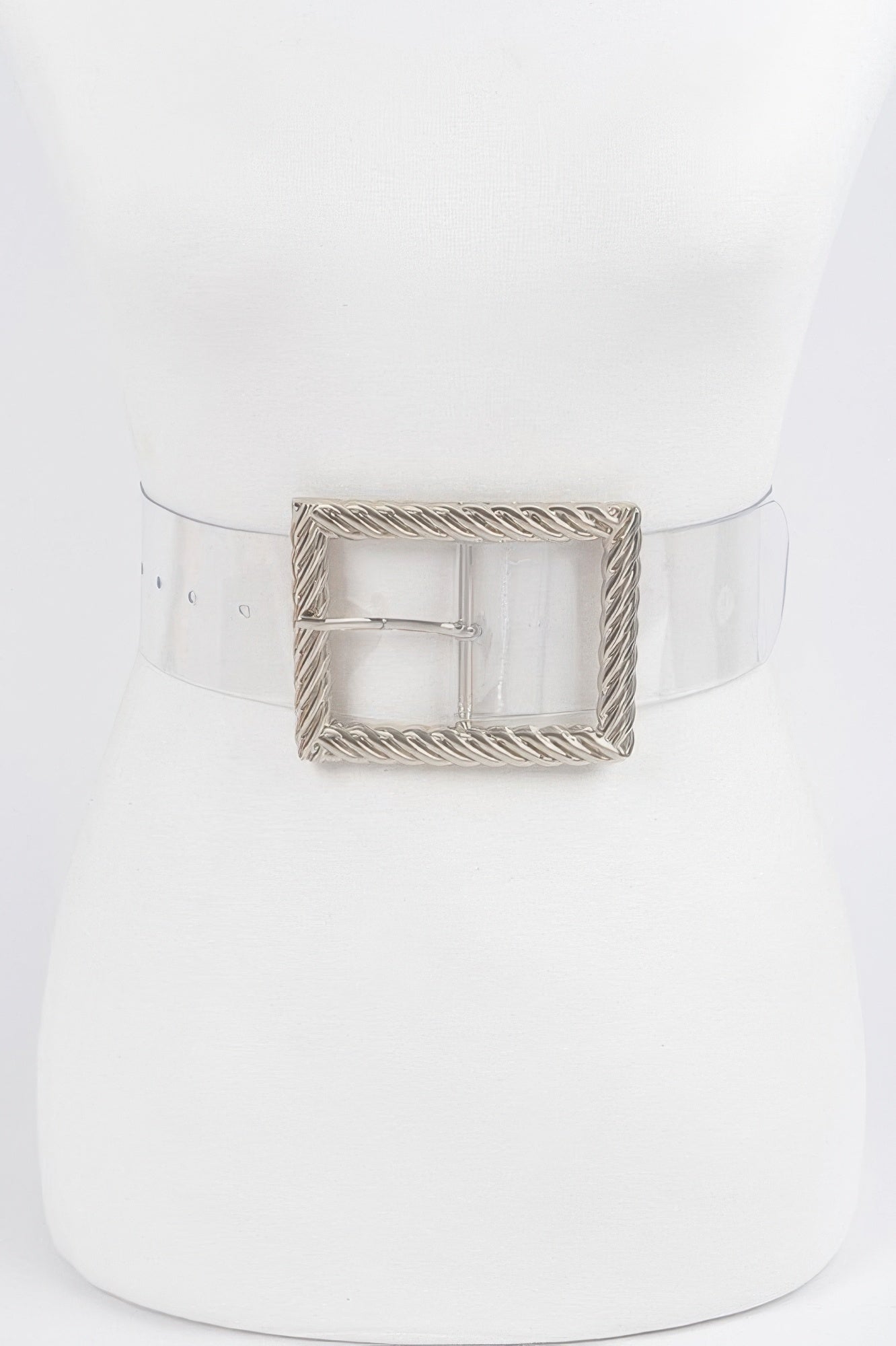 Transparent Metal Buckle Belt - Tigbul's Variety Fashion Shop