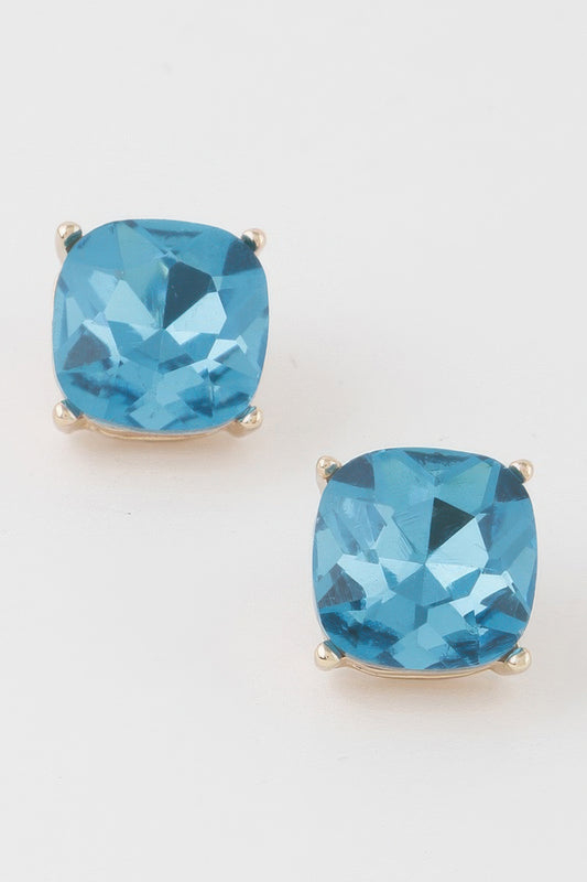 Cubic Crystal Stud Earrings - Tigbul's Variety Fashion Shop