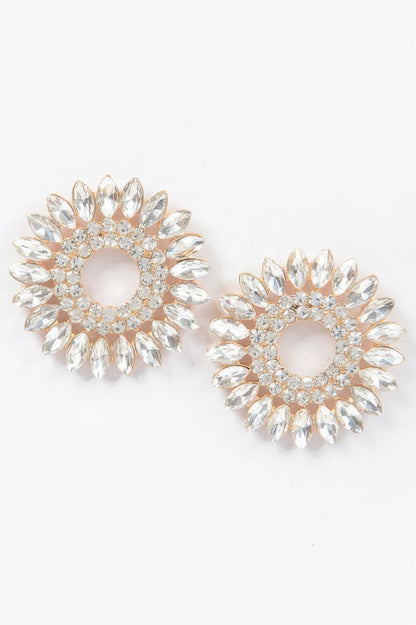 Rhinestone Stud Earring - Tigbul's Variety Fashion Shop