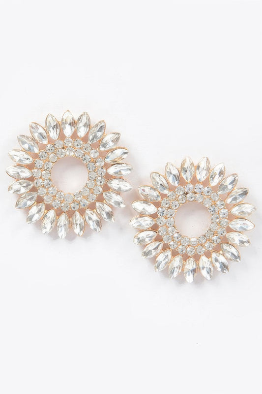 Rhinestone Stud Earring - Tigbul's Variety Fashion Shop