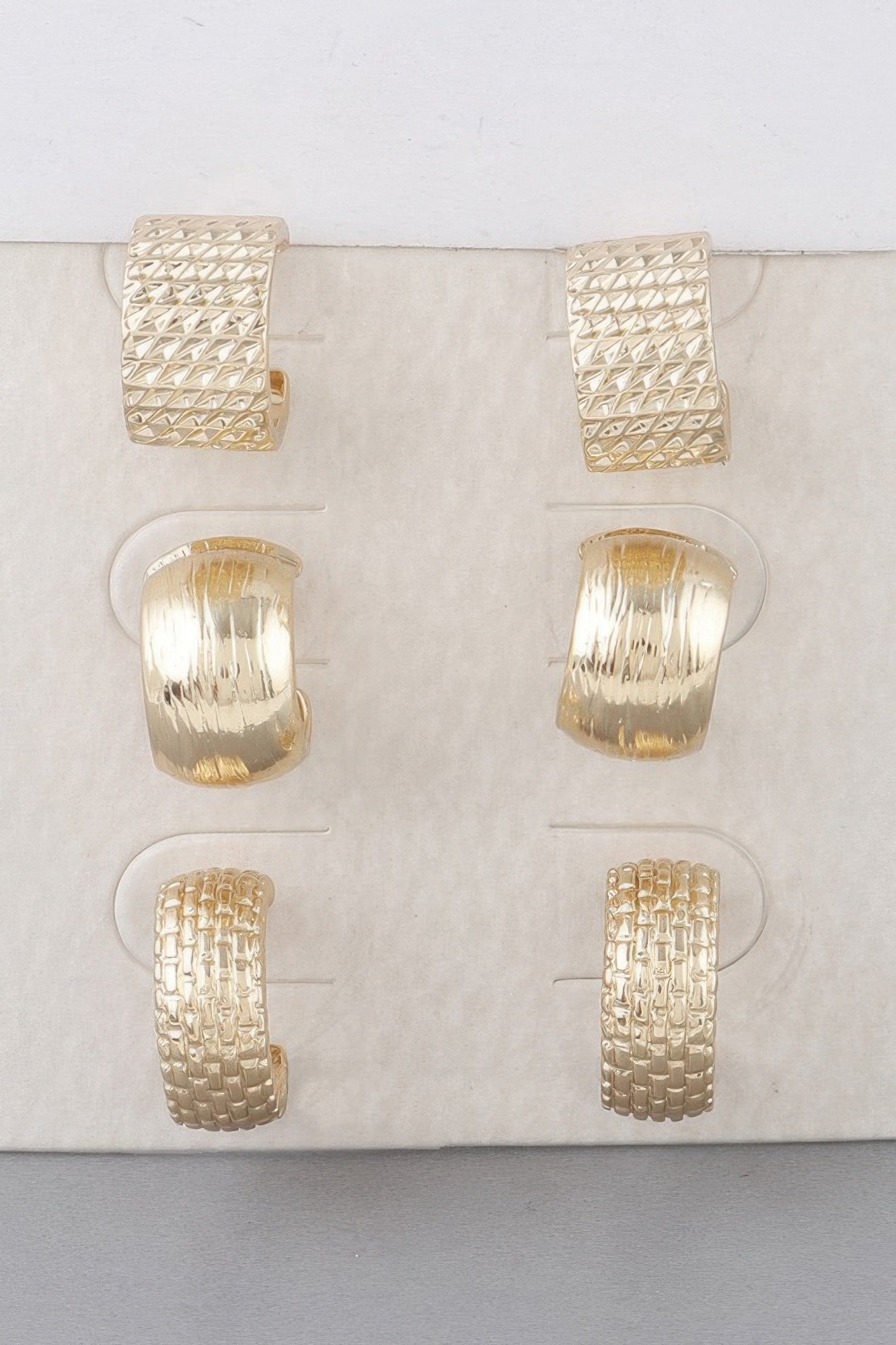 Multi Bulky Hoop Earrings Set - Tigbul's Variety Fashion Shop