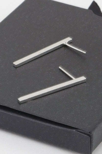 Dipped Metal Bar Earrings - Tigbul's Variety Fashion Shop