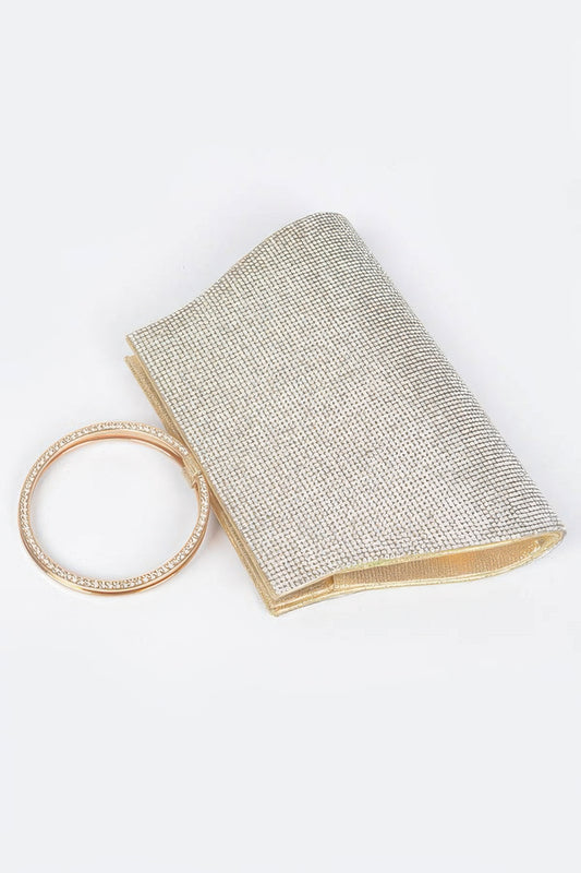 Rhinestone Top Handle Bag - Tigbul's Variety Fashion Shop