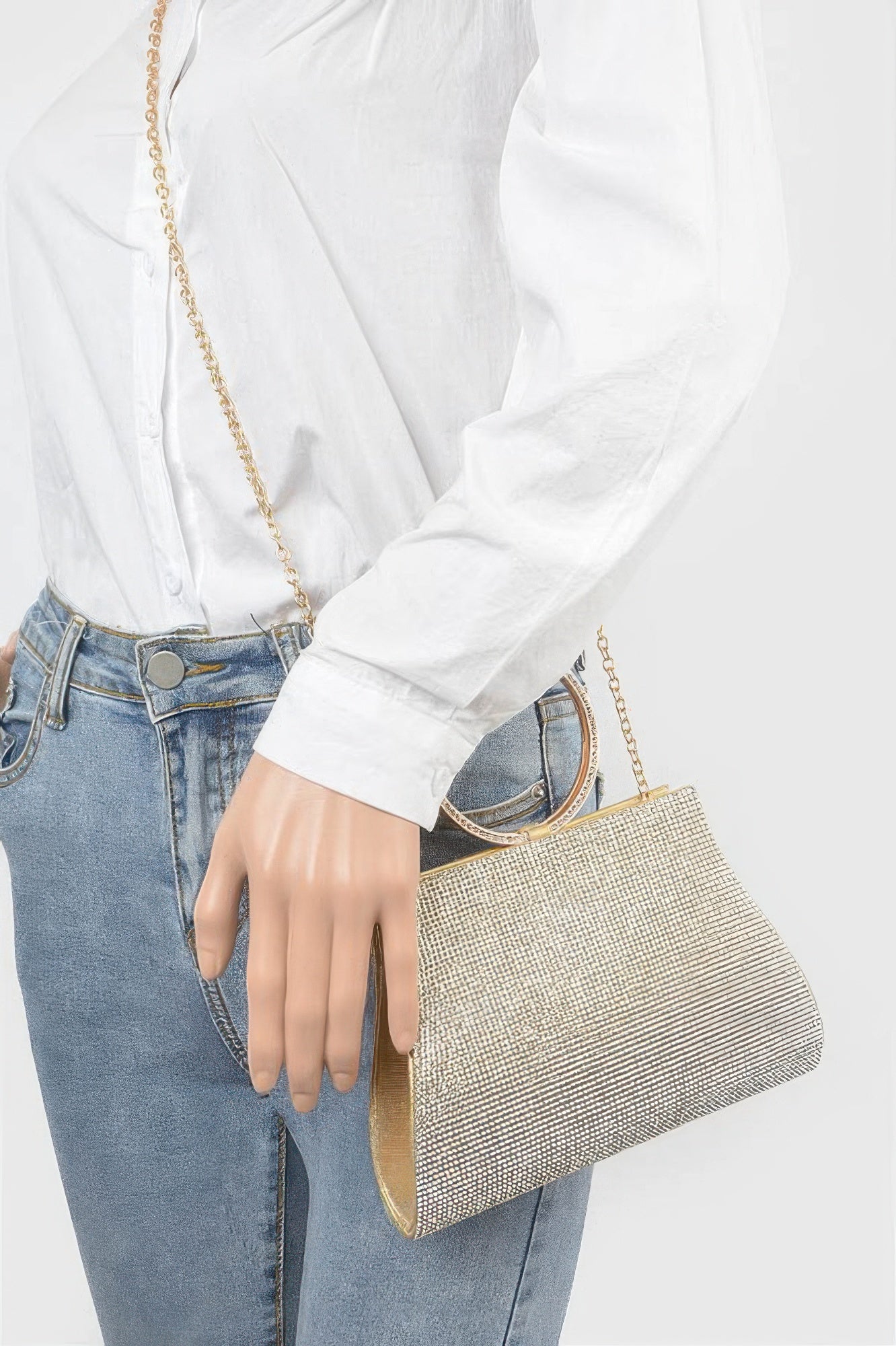Rhinestone Top Handle Bag - Tigbul's Variety Fashion Shop