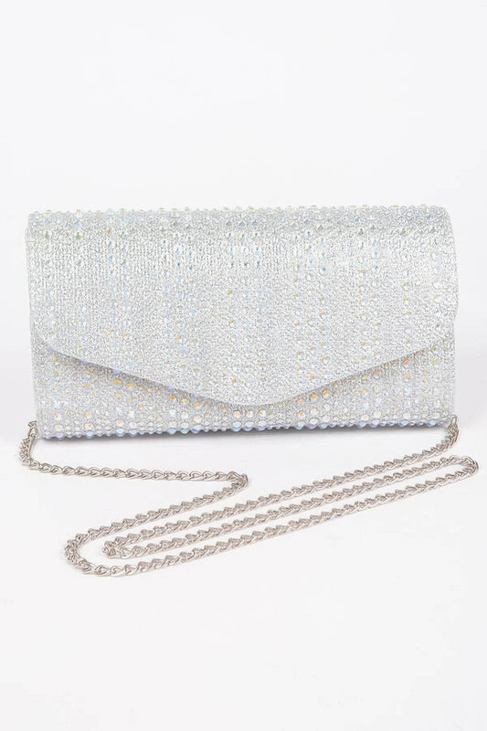 Rhinestone Hotfix Party Clutch - Tigbul's Variety Fashion Shop