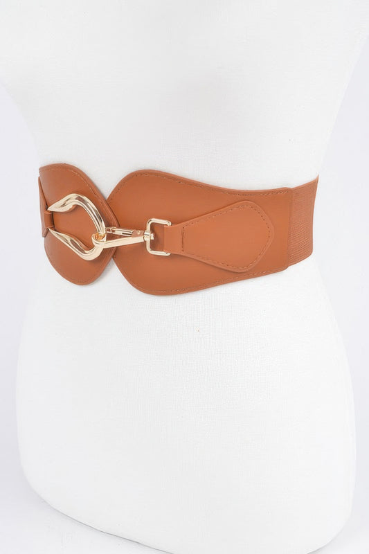 Metal Buckle Elastic Belt - Tigbul's Variety Fashion Shop