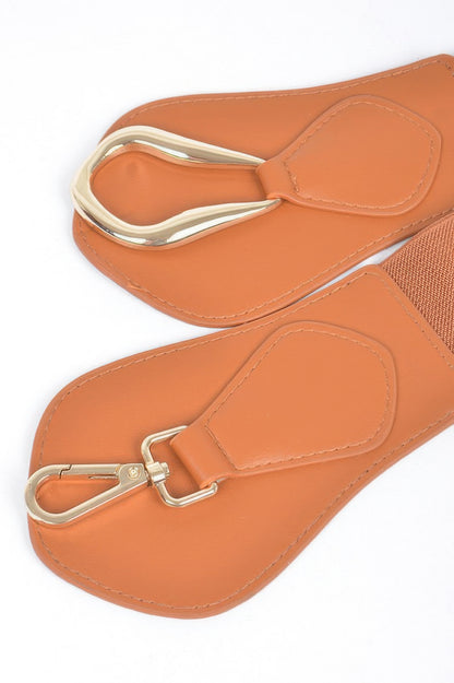 Metal Buckle Elastic Belt - Tigbul's Variety Fashion Shop