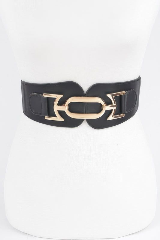 Metal Buckle Elastic Belt - Tigbul's Variety Fashion Shop