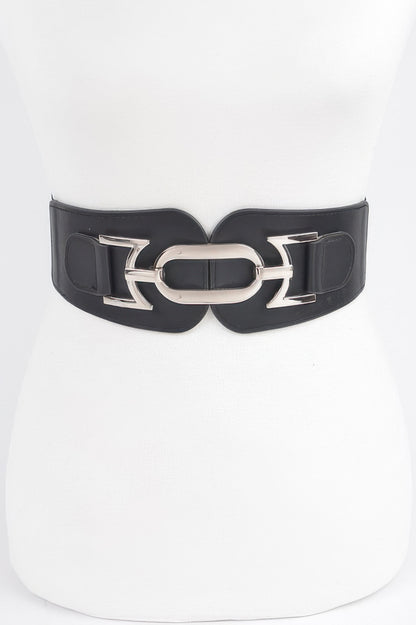 Metal Buckle Elastic Belt - Tigbul's Variety Fashion Shop
