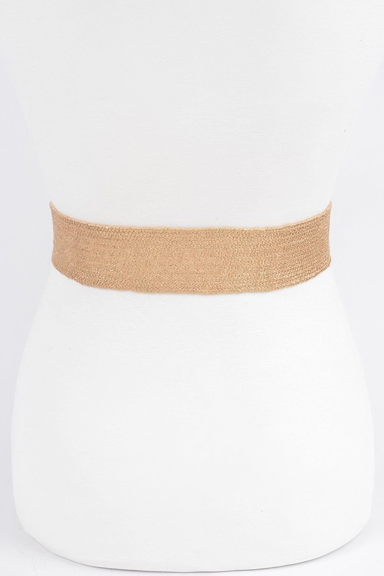 Round Handmade Bamboo Buckle Elastic Belt - Tigbul's Variety Fashion Shop