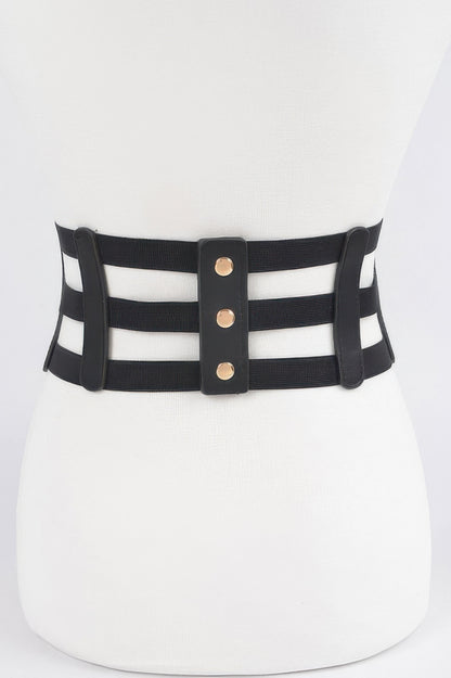 Wide Elastic Plus Size Belt - Tigbul's Variety Fashion Shop