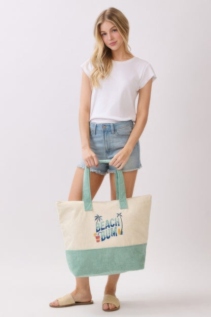 Beach Bum Terry Tote - Tigbul's Variety Fashion Shop