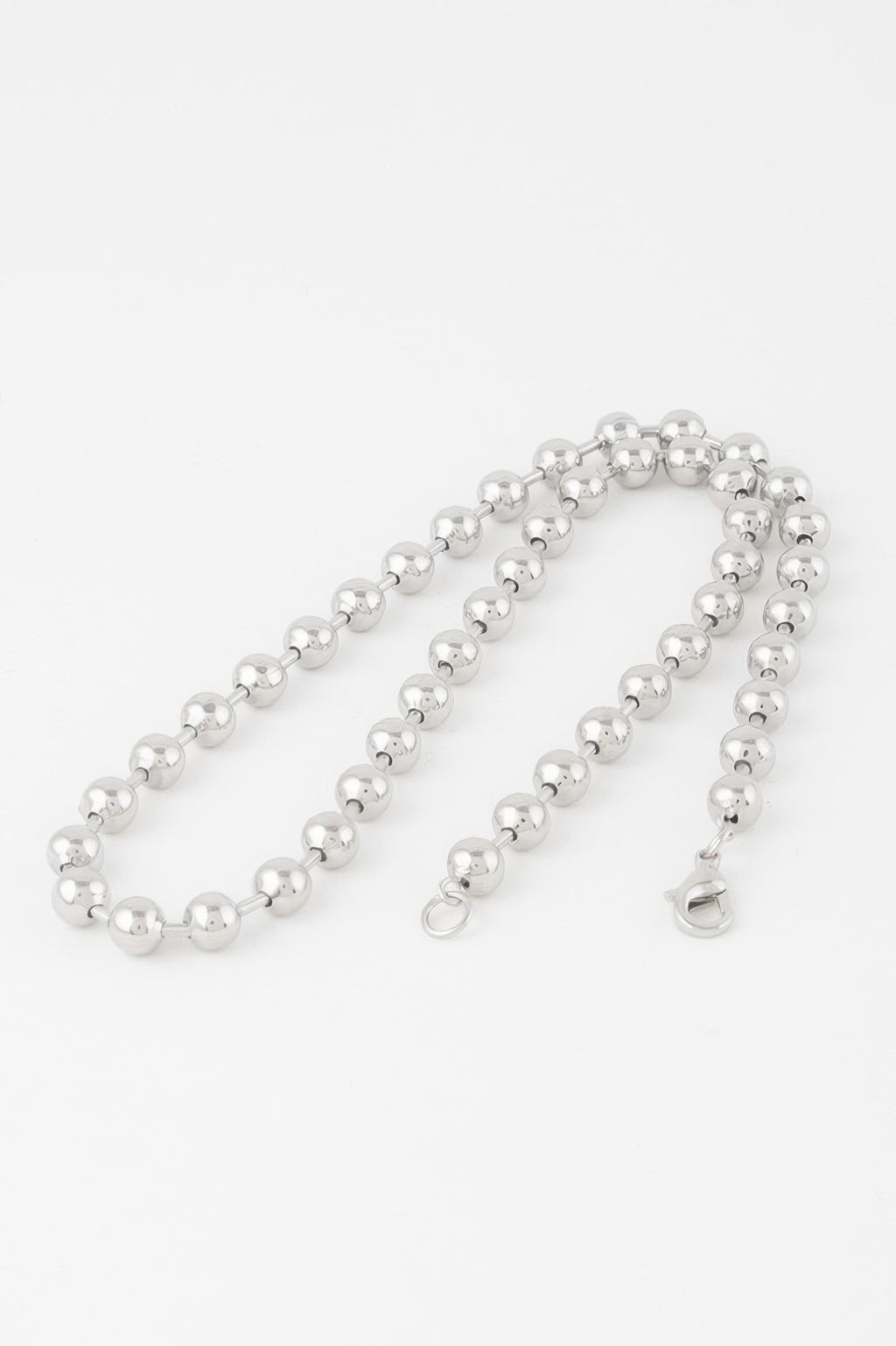 Metal Ball Beaded Short Necklace - Tigbul's Variety Fashion Shop