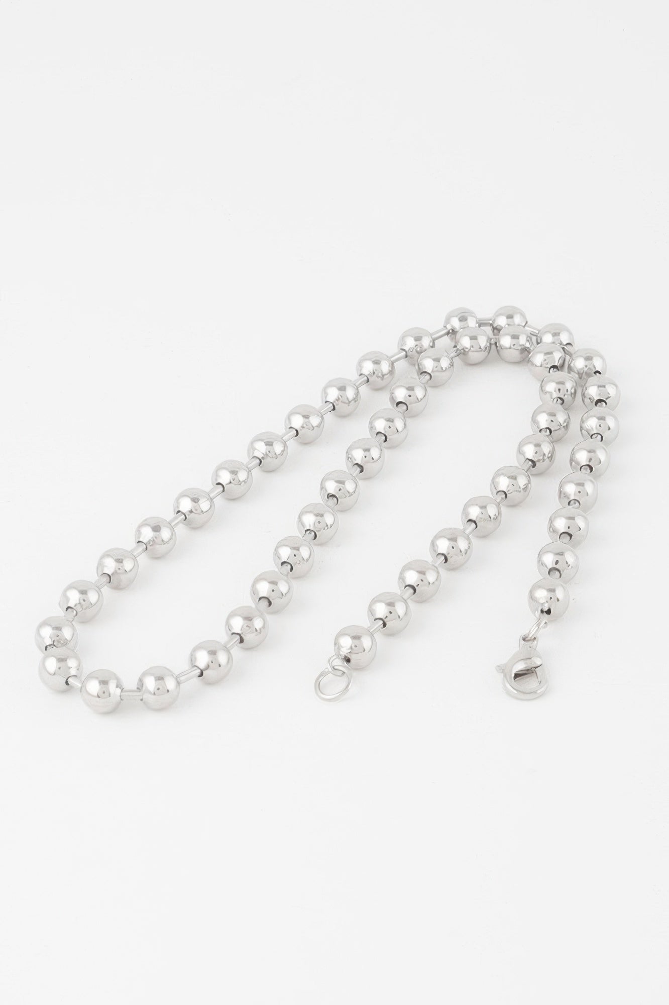 Metal Ball Beaded Short Necklace - Tigbul's Variety Fashion Shop