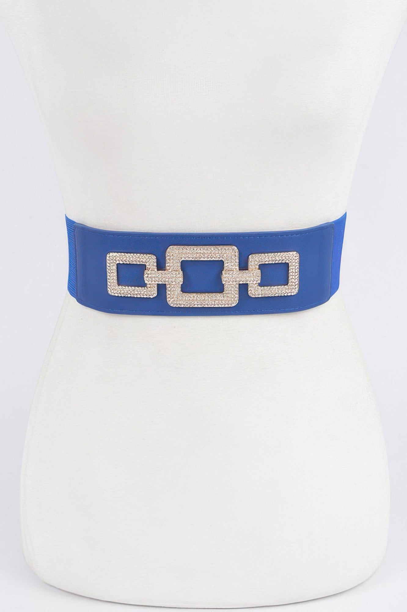 Rhinestone Link Elastic Belt - Tigbul's Variety Fashion Shop