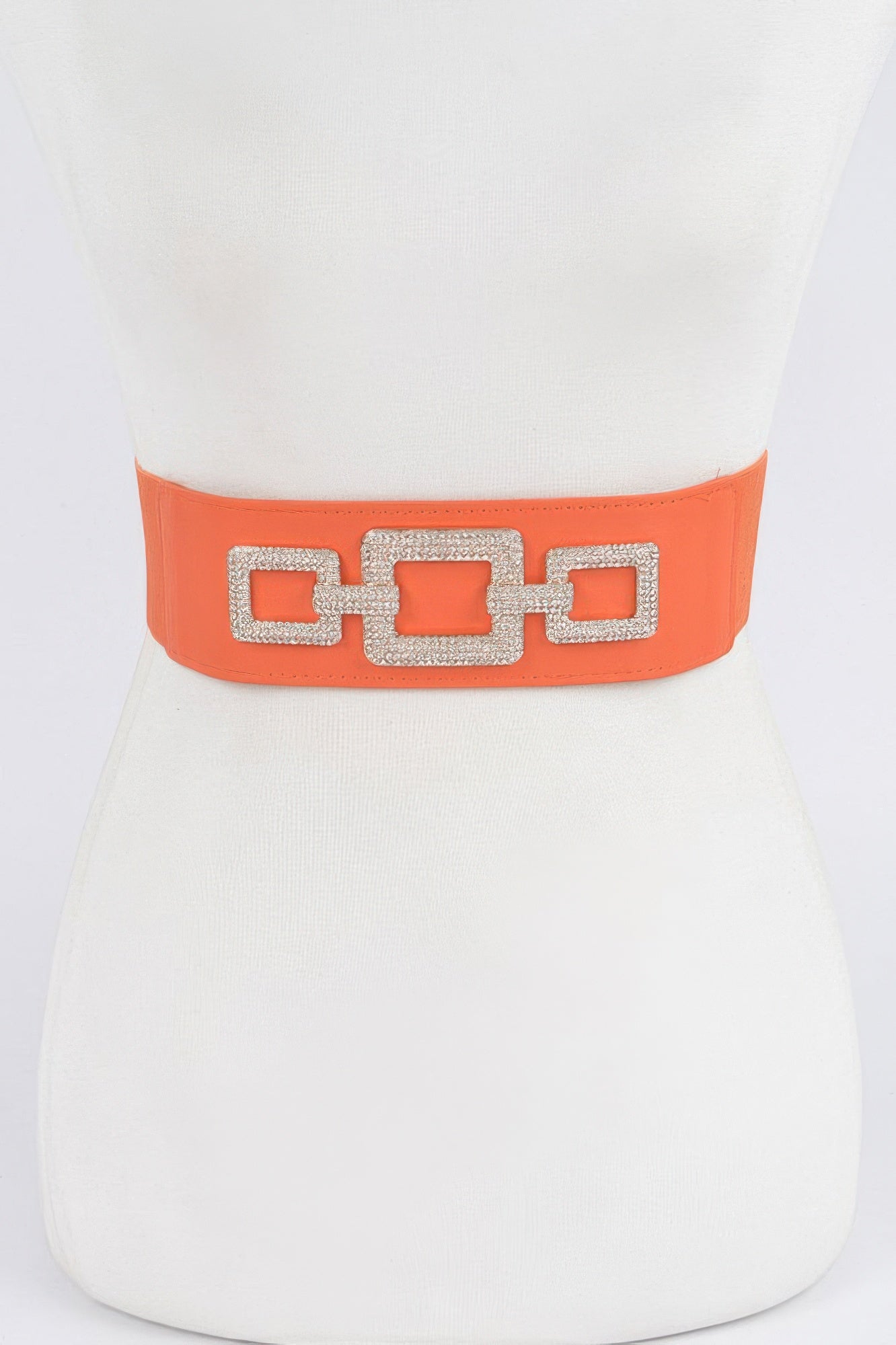 Rhinestone Link Elastic Belt - Tigbul's Variety Fashion Shop