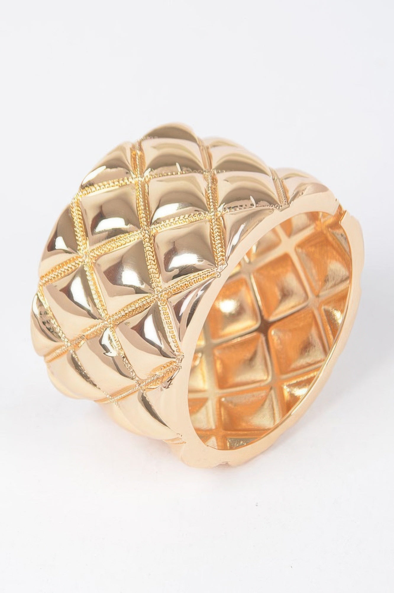 Metal Diagonal Shape Cuff Bracelet - Tigbul's Variety Fashion Shop