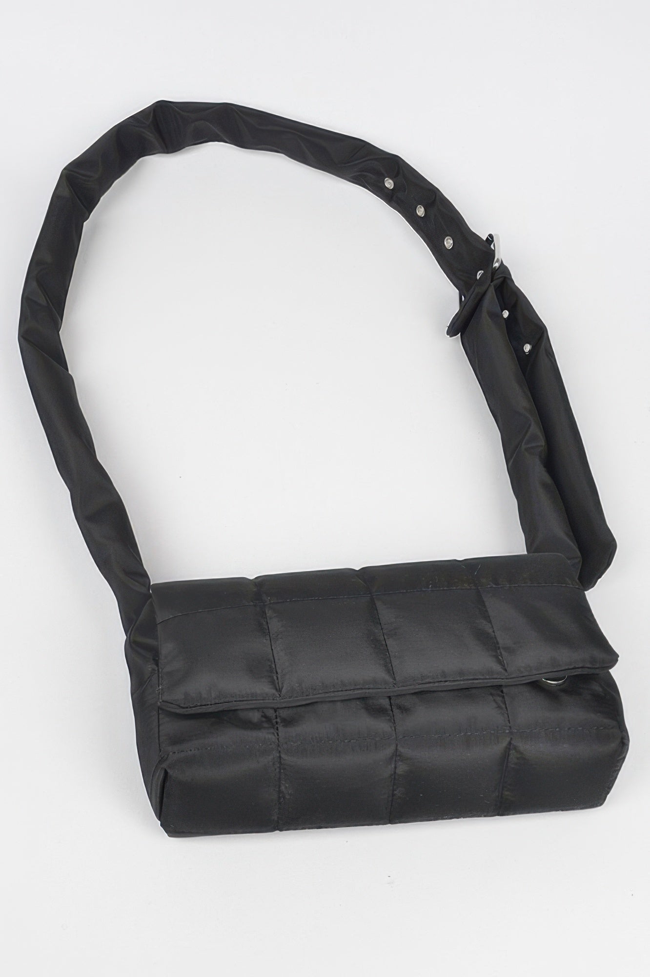 Nylon Padded Crossbody Bag - Tigbul's Variety Fashion Shop