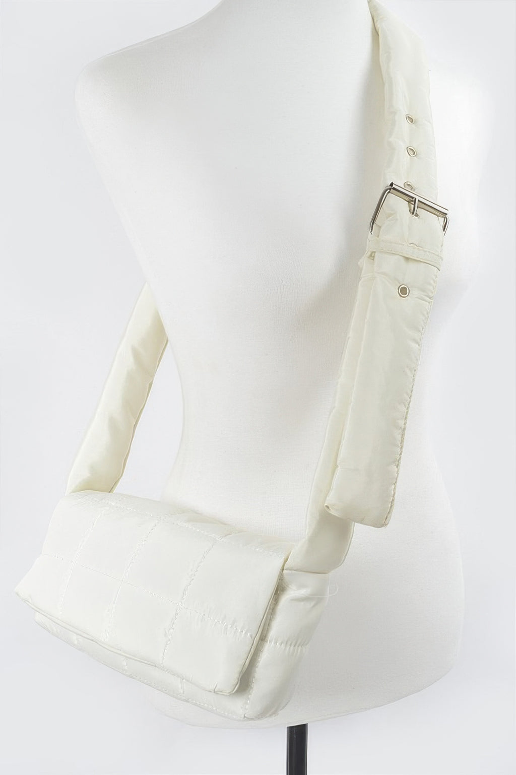 Nylon Padded Crossbody Bag - Tigbul's Variety Fashion Shop