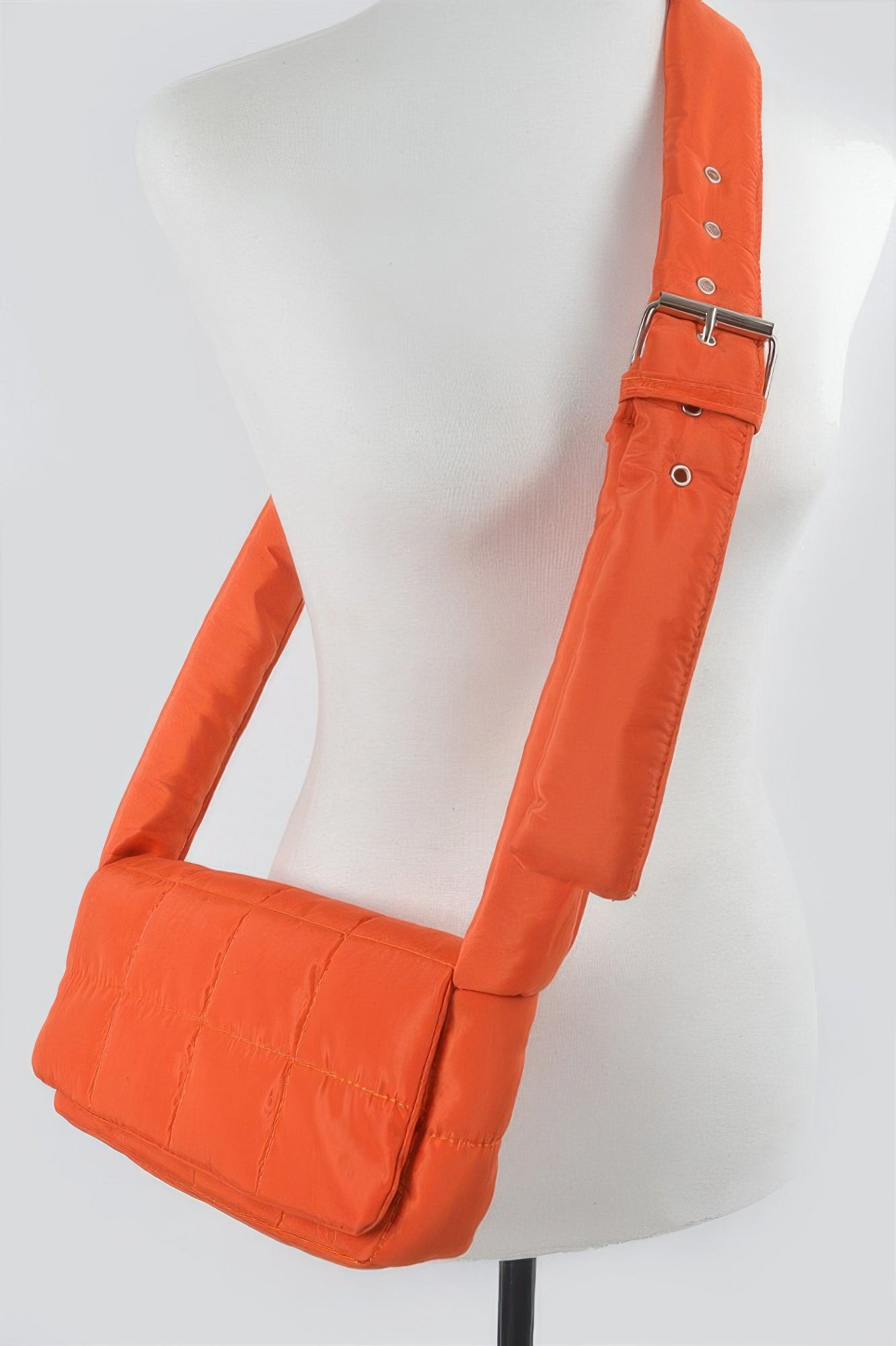Nylon Padded Crossbody Bag - Tigbul's Variety Fashion Shop