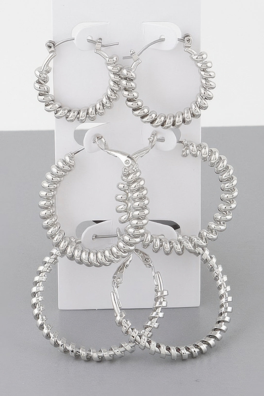 Multi Wrapped Hoop Earrings Set - Tigbul's Variety Fashion Shop