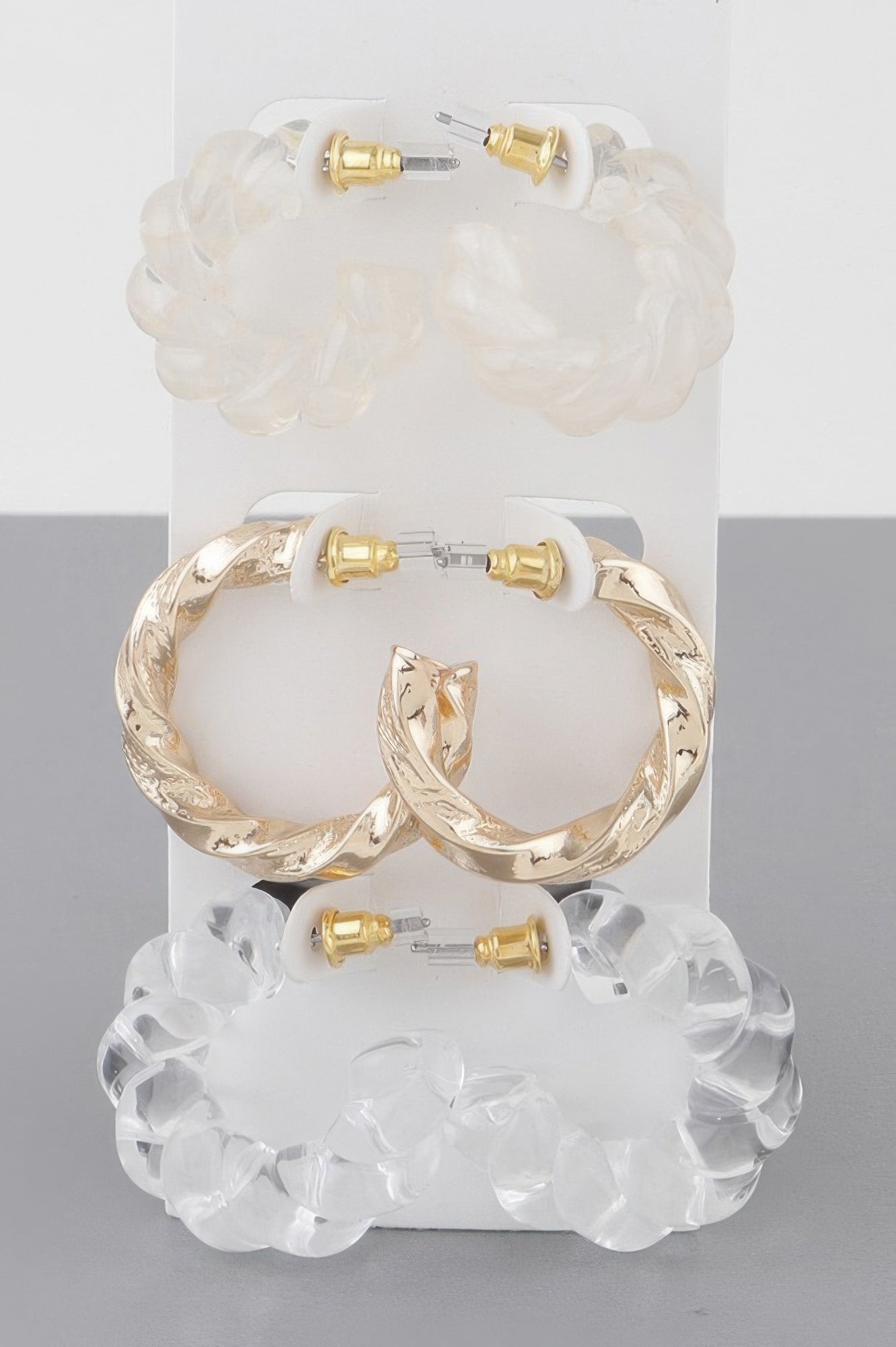 Multi Twisted Hoop Earrings Set - Tigbul's Variety Fashion Shop
