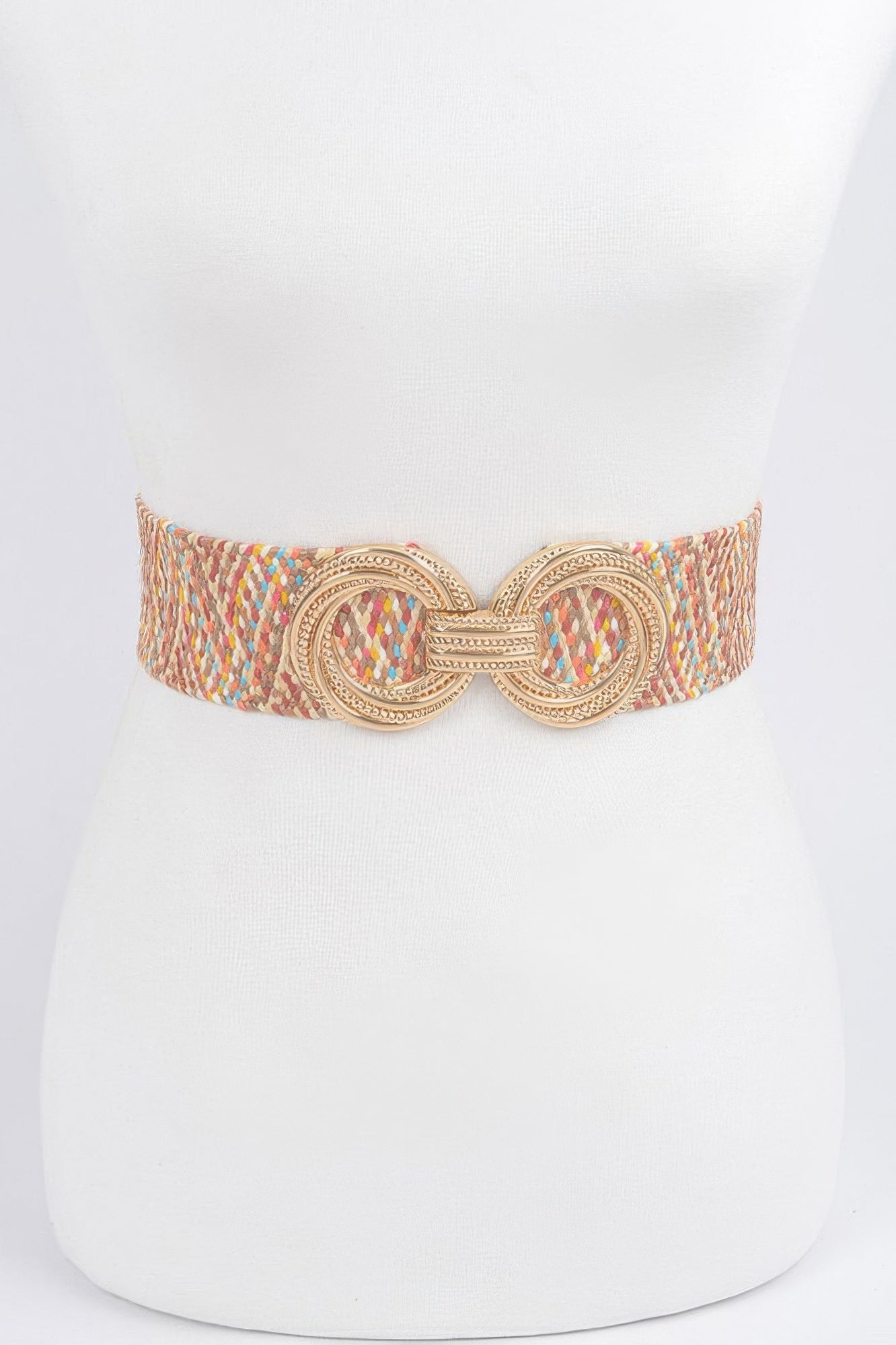Metal Buckle Stretch Waist Belt - Tigbul's Variety Fashion Shop