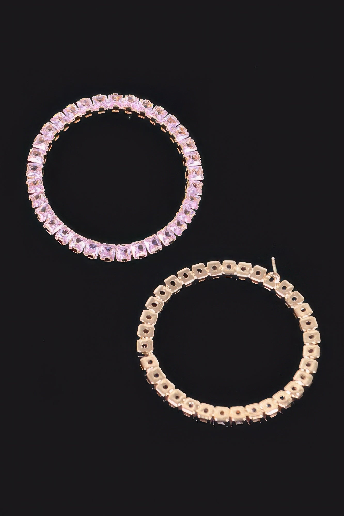 Rhinestone Round Earring - Tigbul's Variety Fashion Shop