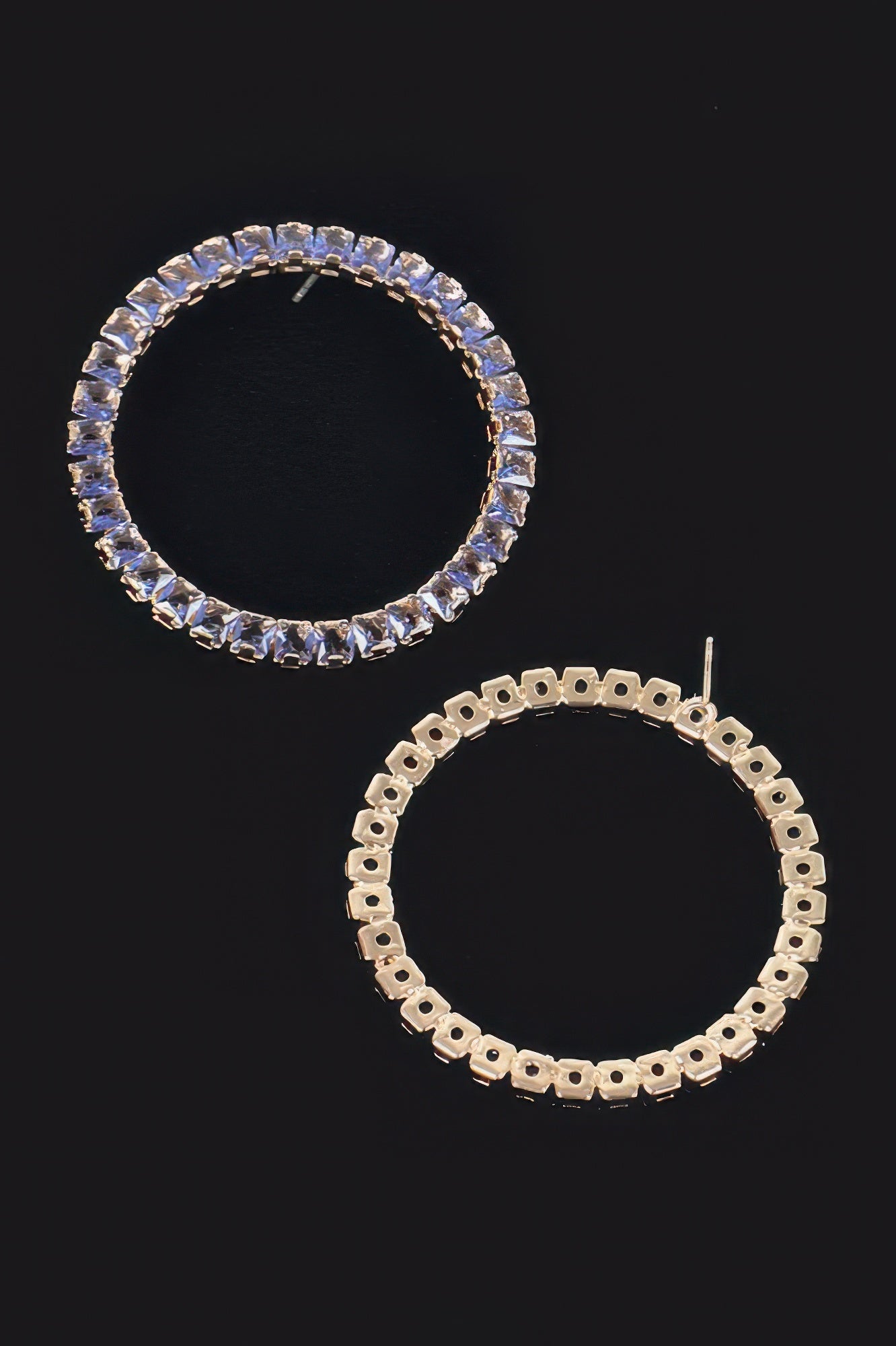 Rhinestone Round Earring - Tigbul's Variety Fashion Shop