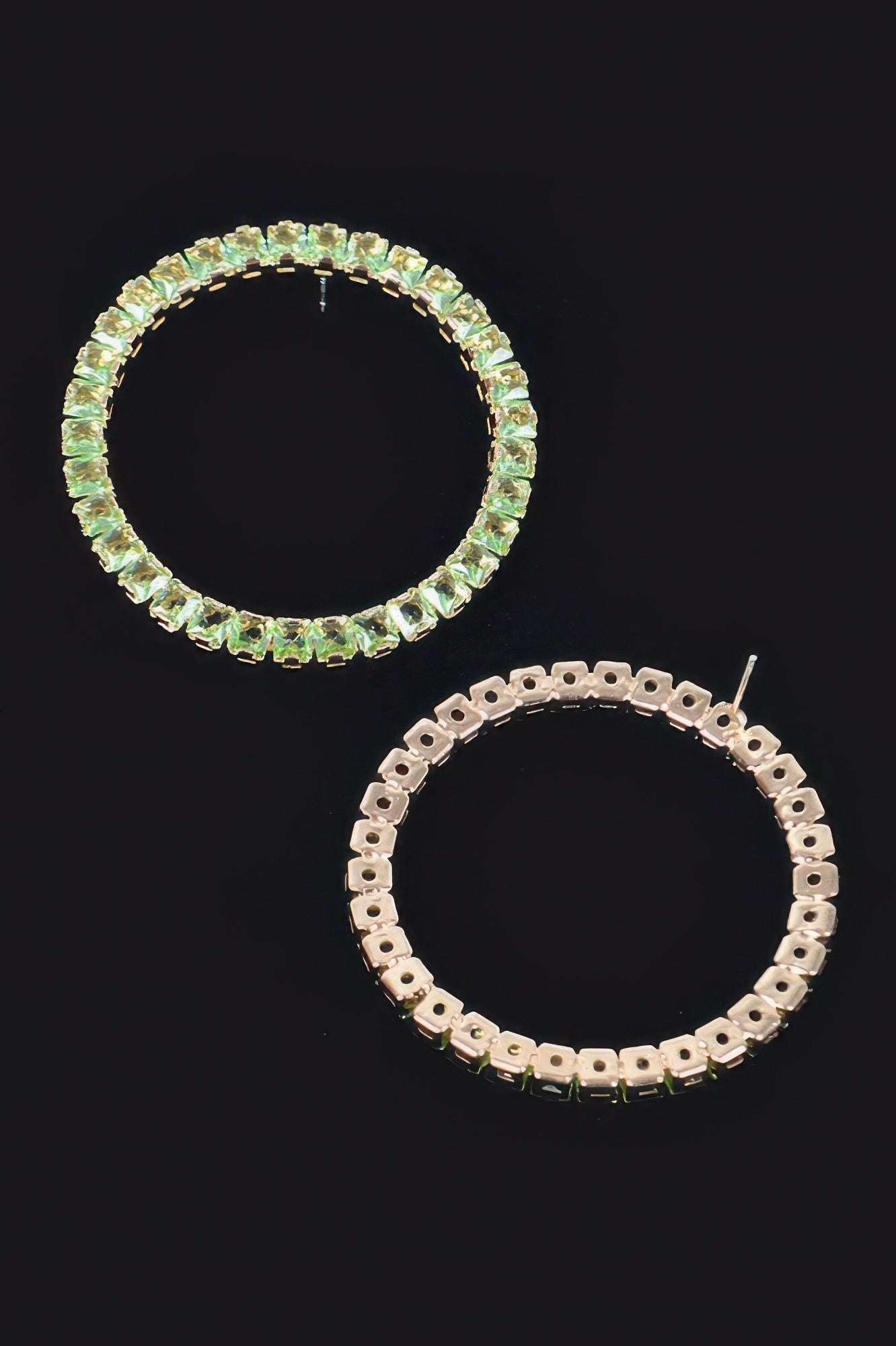 Rhinestone Round Earring - Tigbul's Variety Fashion Shop