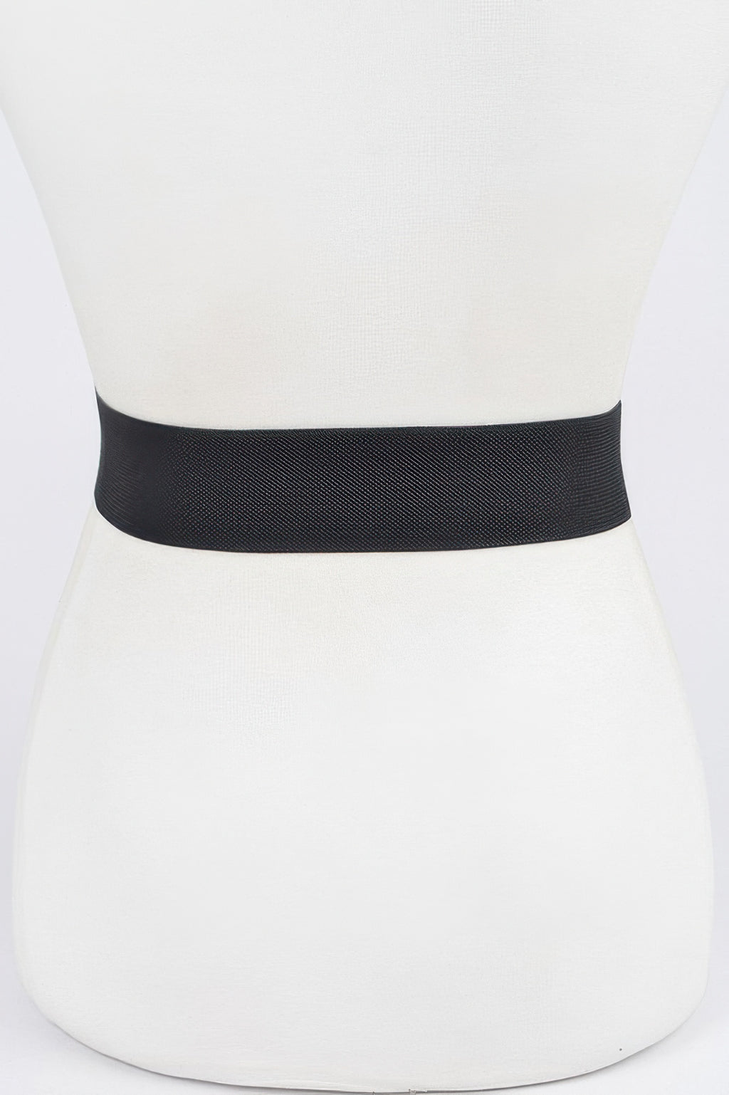 Twist Link Cuff elastic belt, wide black elastic band only