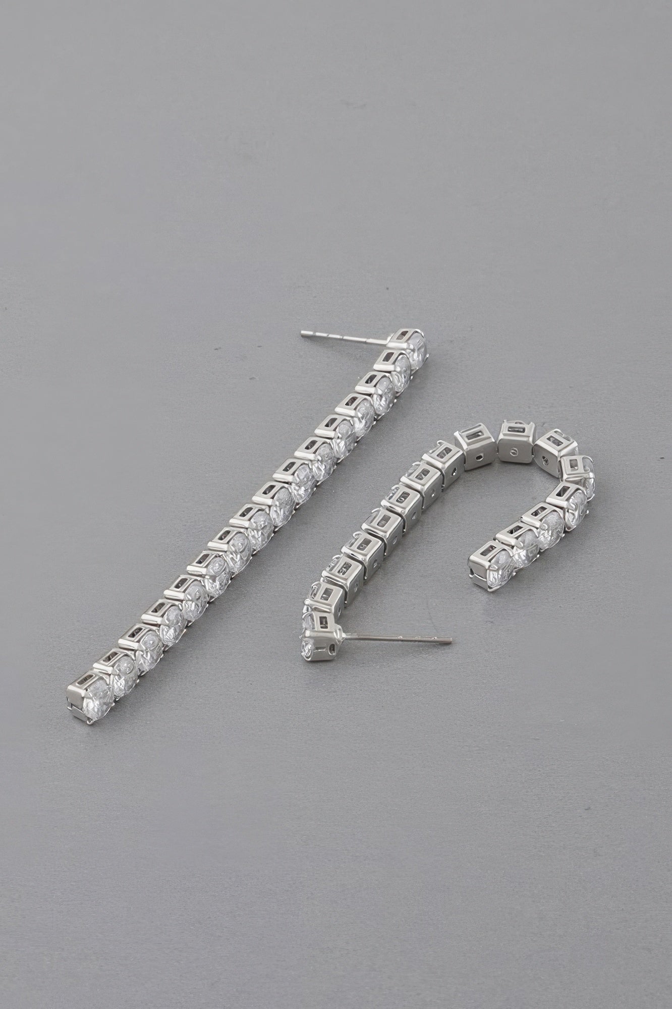 Rhinestone Bar Drop Earrings - Tigbul's Variety Fashion Shop